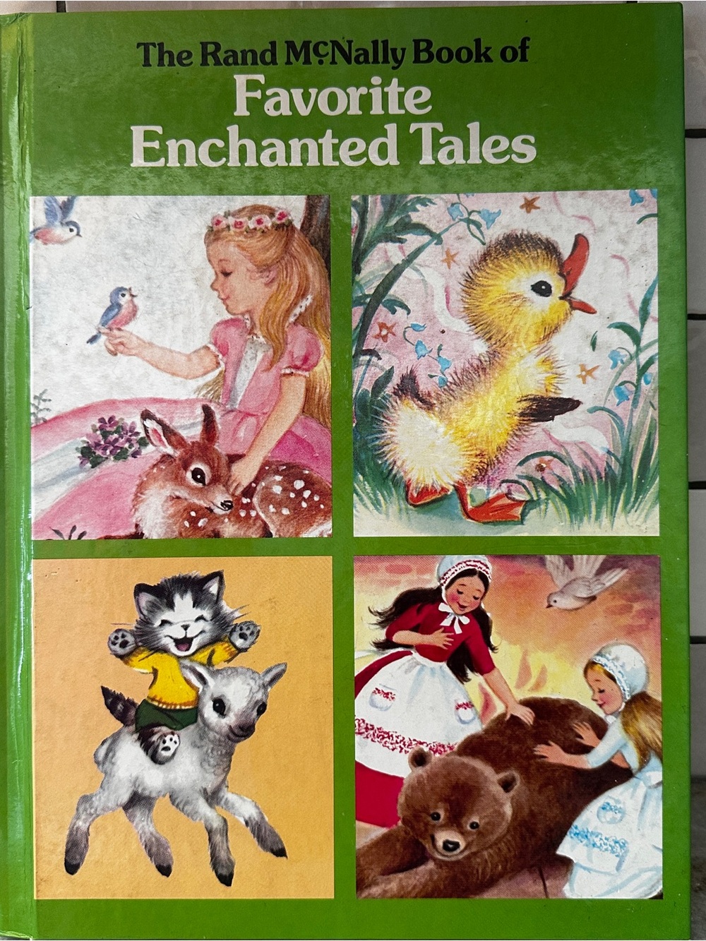The Rand McNally Book of Favorite Enchanted Tales - Green Illustrated Cover